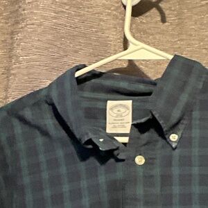 Brooks Brothers, Men’s, dress shirt, X-Large, Green
